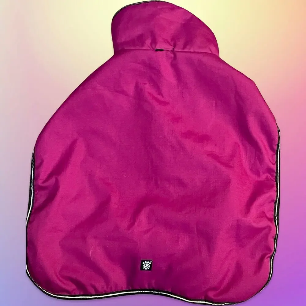 PetRageous Designs Juneau Insulated Dog Jacket XL Magenta Waterproof Coat
